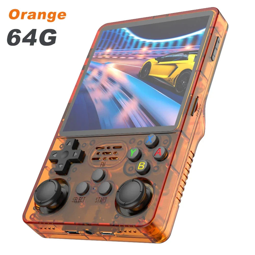 4.0-Inch IPS Retro Handheld Game Console — Linux 64-Bit, 64GB Built-In, TF Expandable to 256GB, Wi‑Fi, Type-C Portable Pocket Gaming