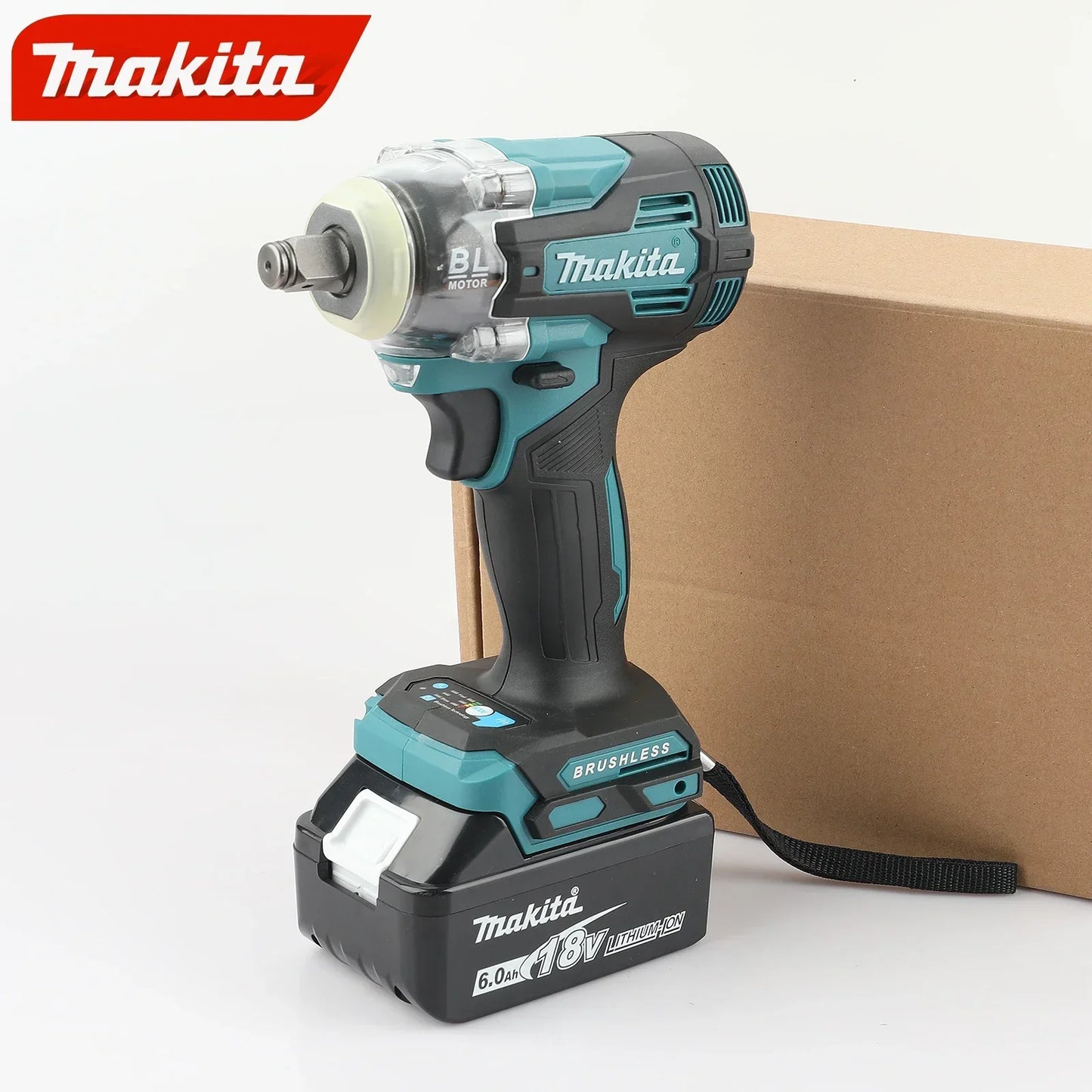 Brushless 36-40V High-Torque Impact Wrench — Wind Cannon Auto Repair Tool