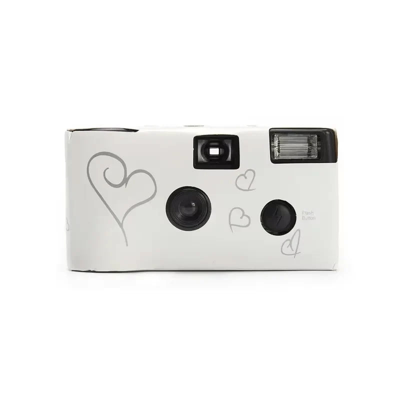 Retro 35mm Disposable Film Camera - 16 or 27 Exposures, Single-Use Party & Kids Gift (1-6 Pack)