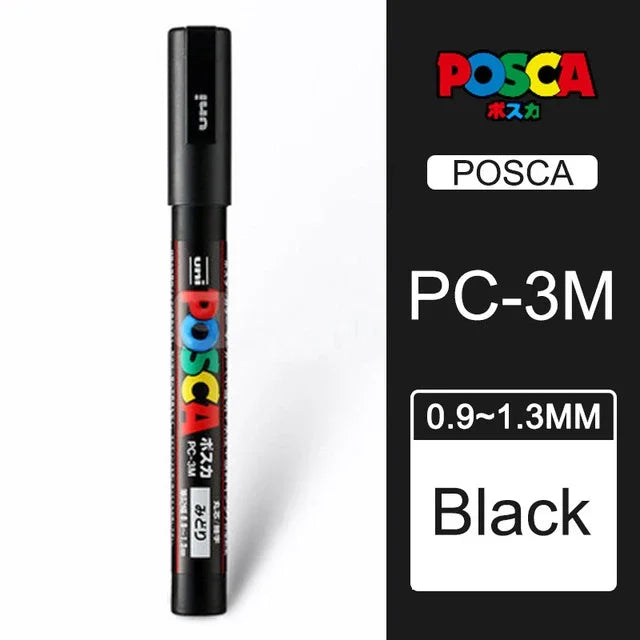 Permanent Acrylic Paint Marker Set – Quick-Dry Opaque Paint Pens for Graffiti, Crafts & Illustration