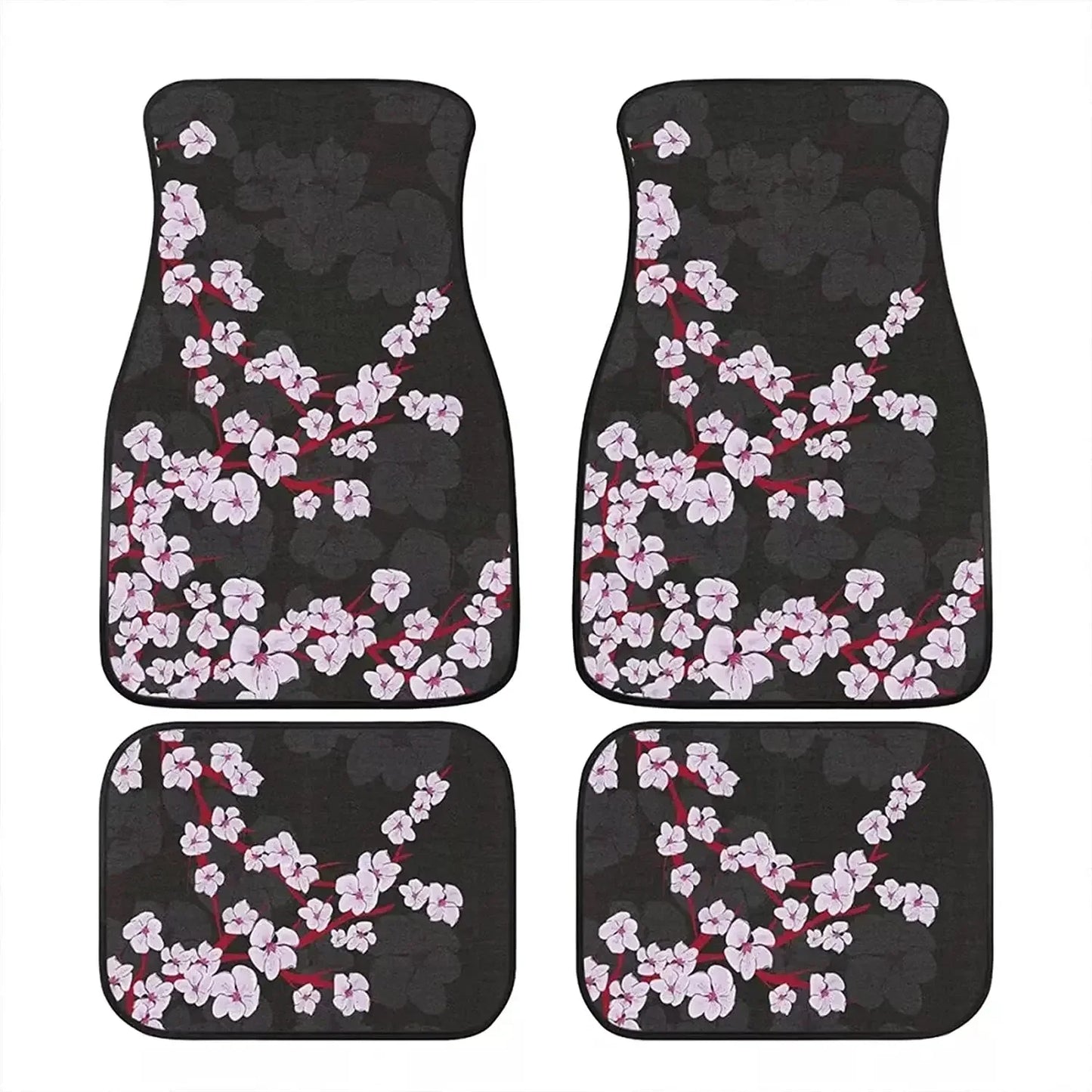 Great Wave Off Kanagawa 4-Piece All-Weather Car Floor Mats - Universal Fit for SUVs, Sedans, Trucks