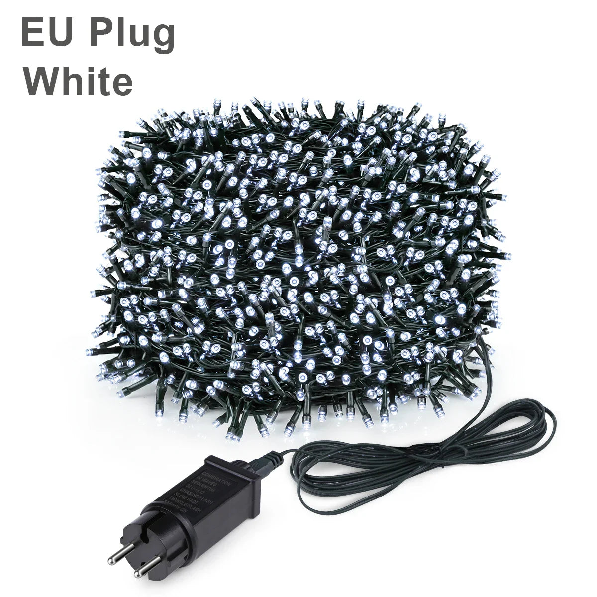 Waterproof LED Fairy String Lights (Warm White / White / RGB) – Curtain & Party Lights, 10–100 m (33–328 ft) Indoor/Outdoor for Wedding & Christmas