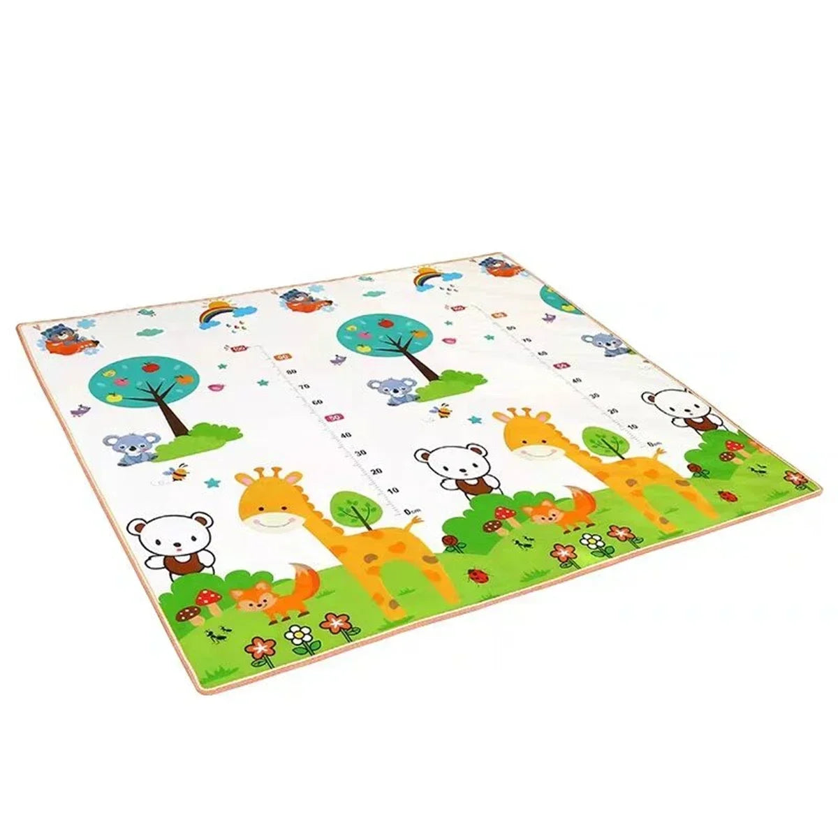Baby Play Mat Foam Crawling Activity Gym Rug – Non-Toxic EPE, Double-Sided, Foldable (Available in 5 Sizes)
