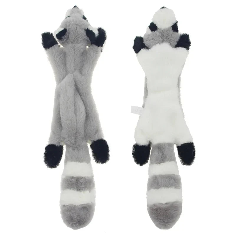 45cm (17.7in) Lifelike Plush Squeaky Dog Toy — No Stuffing Durable Crinkle Chew Toy with Built-In Squeakers