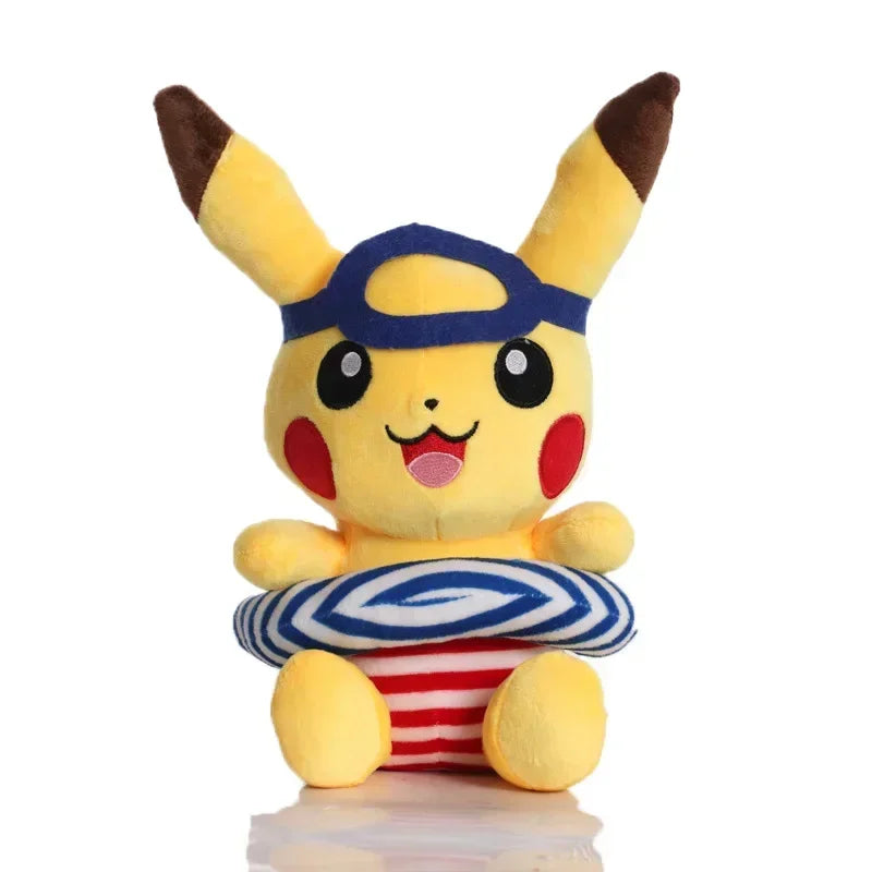 Cute Pikachu Pichu Charmander Bulbasaur Squirtle Psyduck Eevee Plush Soft Stuffed Doll 6-12 in (15-30 cm)