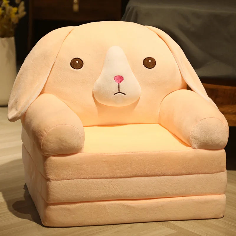 Children's Cartoon Folding Sofa Bed – Princess Toddler Convertible Chair