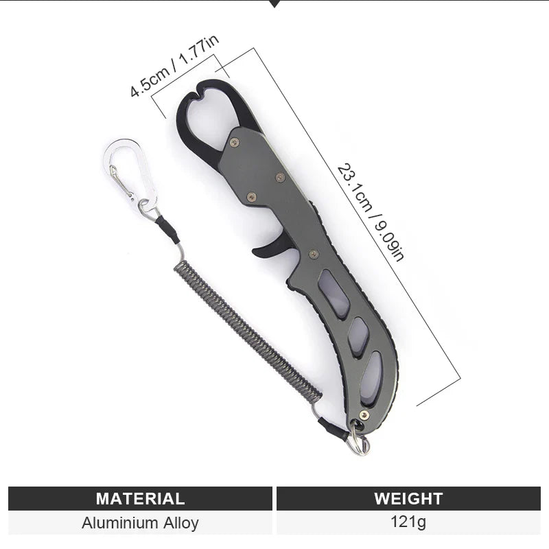 Fishing Line Scissors Keychain - Serrated Stainless Steel Blade, Titanium-Coated Corrosion-Resistant, Blunt Tip (9.5 x 6.27 cm / 3.74 x 2.47 in)