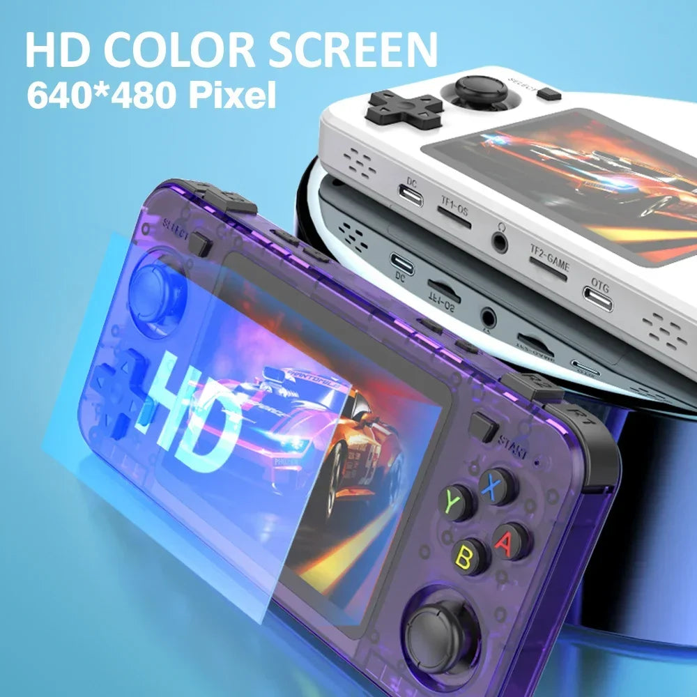 Retro Handheld Game Console 3.5-inch (8.9 cm) IPS Screen 3000 mAh Open Linux Portable Player with 15,000 Classic Games