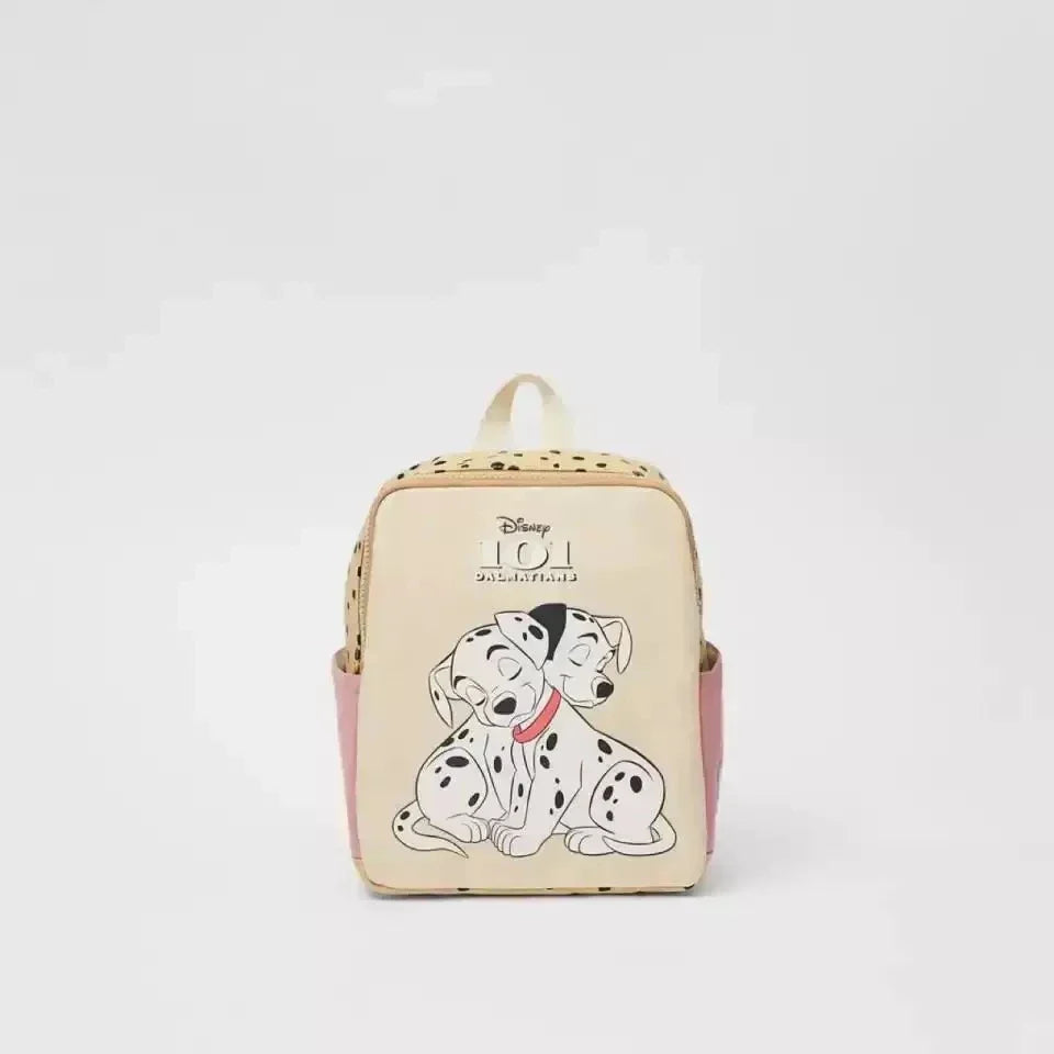 Kids Cartoon Printed Mini Backpack - Lightweight Nylon School Bag for Toddlers & Preschoolers (Ages 4-6)