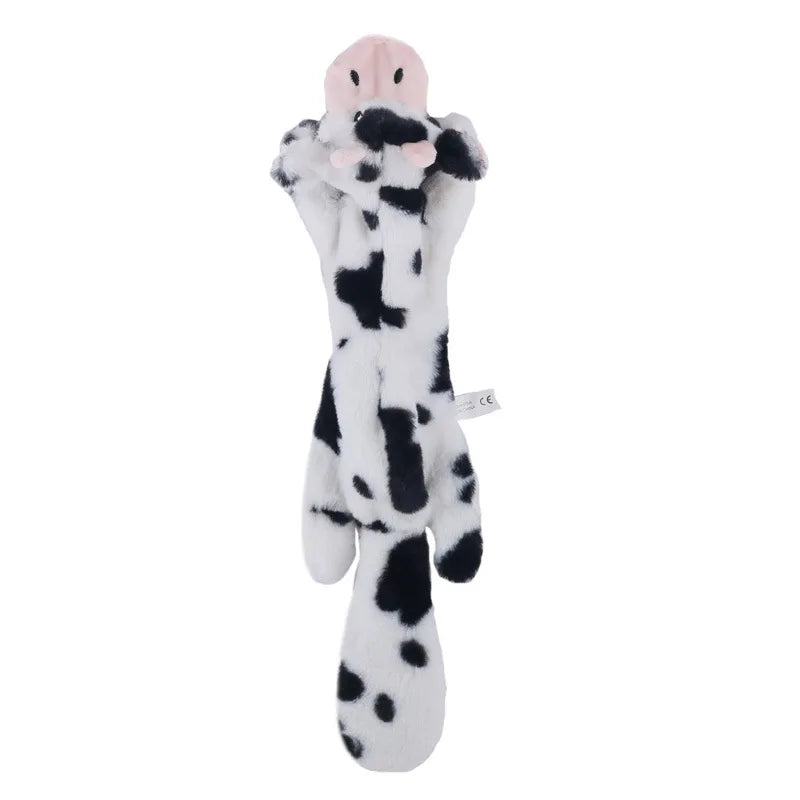 Plush Dinosaur Chew Toy for Dogs & Cats - Interactive Fleece Plush for Small Dogs