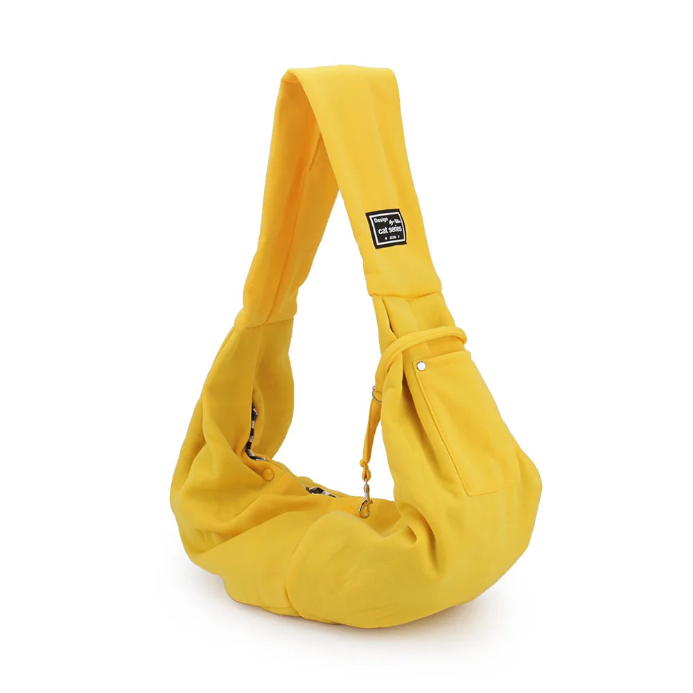 Portable Pet Shoulder Carrier with Phone Pocket – Travel Handbag for Small Dogs & Cats