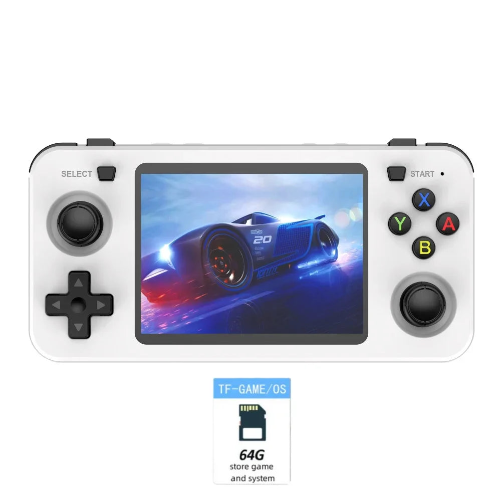 Horizontal Retro Handheld Game Console 3.5-inch (8.9 cm) Portable Pocket Player 64GB - 15,000+ Classic Games