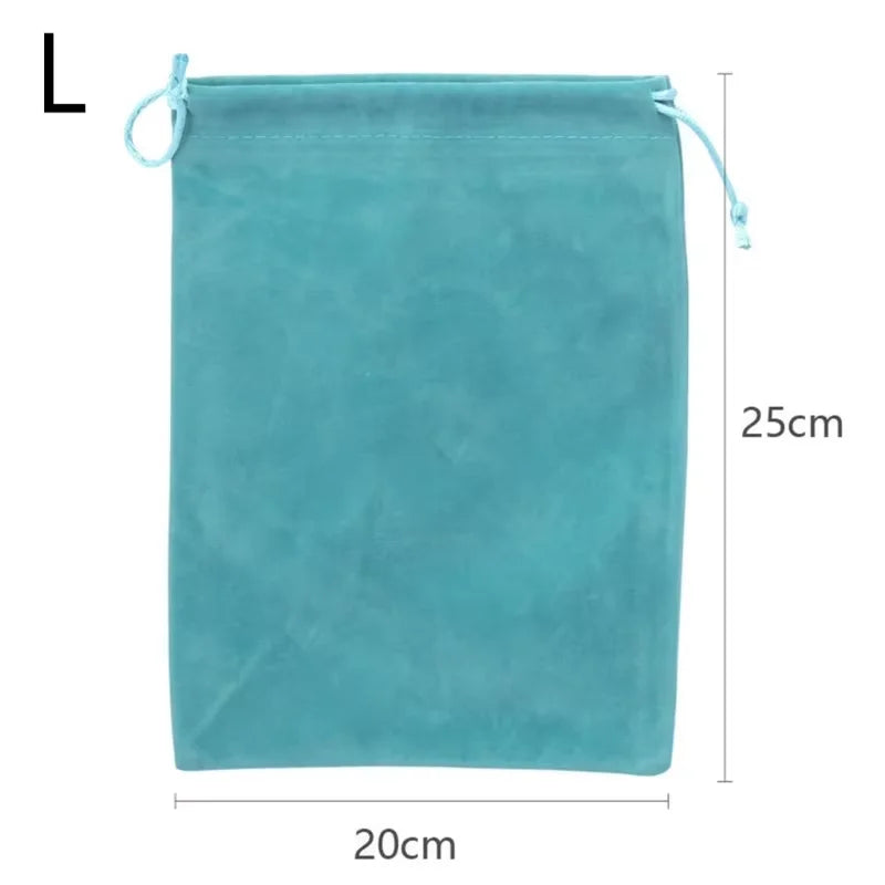 Fishing Reel Storage Bag - Portable Drawstring Reel Protect Pouch, 3 Sizes (15×20 / 17×23 / 20×25 cm | 5.9×7.9 / 6.7×9.1 / 7.9×9.8 in)