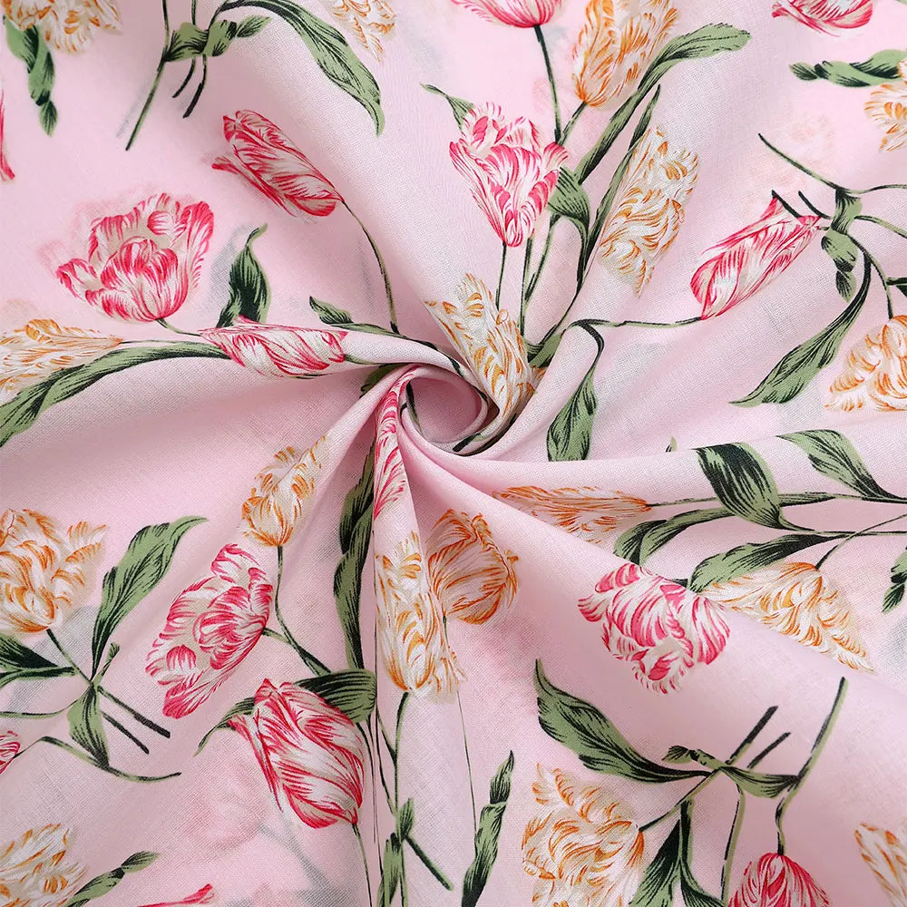 3-Pack Cotton Floral Handkerchiefs for Women — Pocket Handkerchiefs & Sweat Towels for Weddings, Mother's Day, Business Gifts