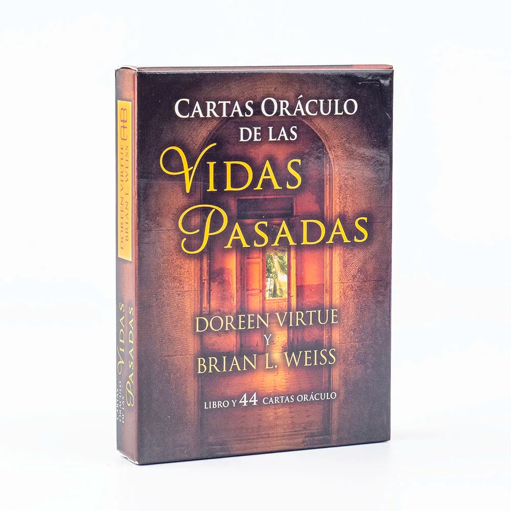 Past Life Oracle Cards - 44-Card Spanish Divination Deck | Fortune-Telling Tarot-Style Cards 10.3 x 7.4 cm (4.06 x 2.91 in)