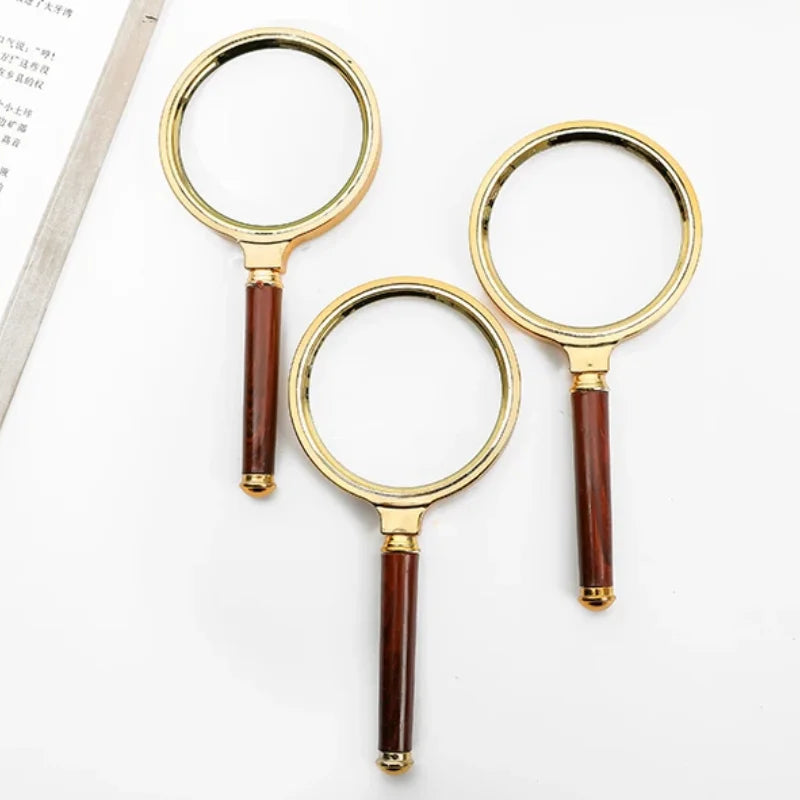 High-Definition Handheld Magnifying Glass - Reading Aid for Seniors and Kids, Ideal for Crafts and Jewelry