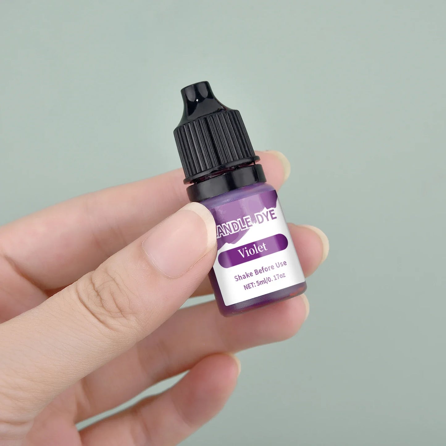 5ml (0.17 fl oz) Candle Dye Liquid Colorant – Non-Toxic High-Concentration Pigment for Soy Wax, Soap & Candle Making