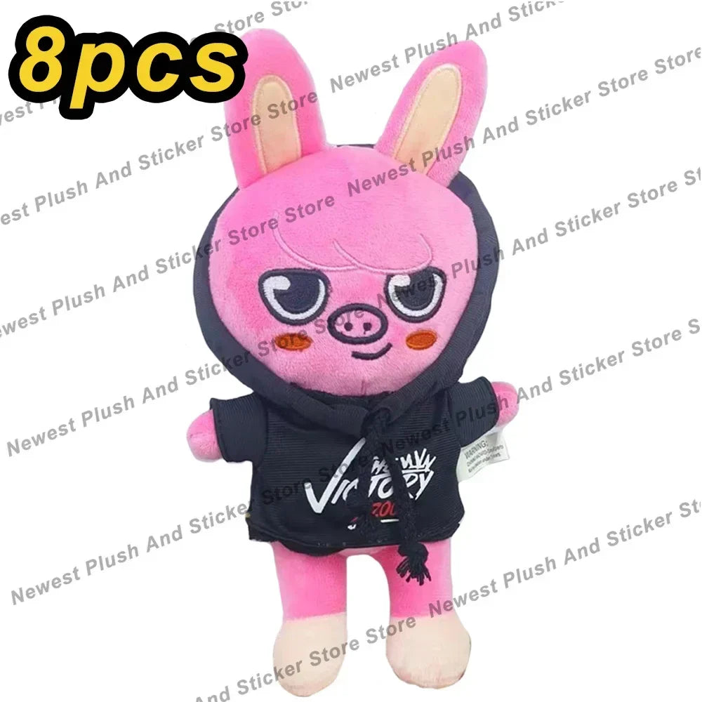 Kawaii 23 cm (9.1 in) Plush Stuffed Animal, Cute Cartoon Companion Toy & Room Decor Gift