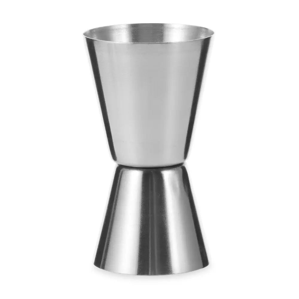 Dual-Sided Stainless Steel Jigger — Double Shot Cocktail Measure Bar Tool
