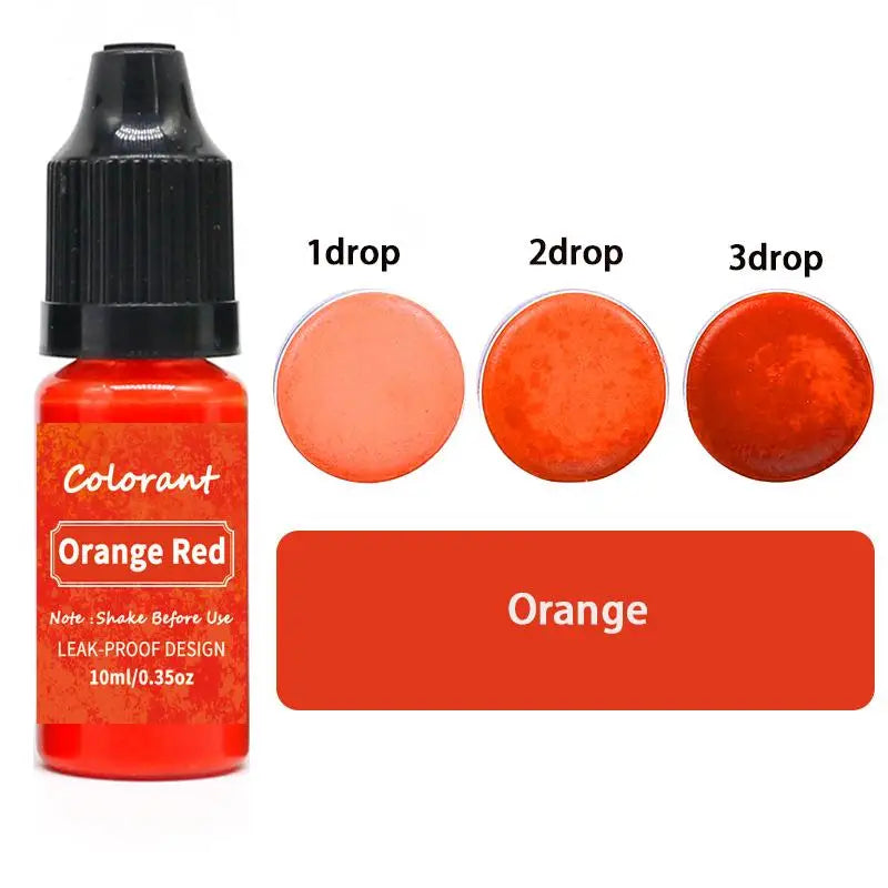 20-Color Liquid Candle Dye Set for DIY Candles, Soap & Resin Crafts