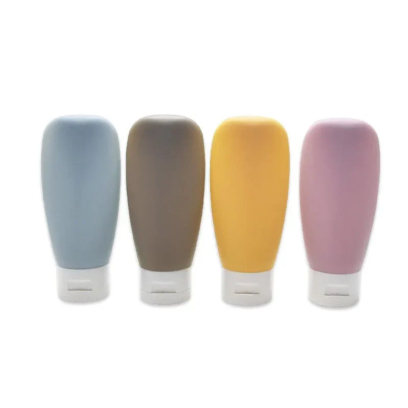 Refillable Travel Bottles Set 60ml (2 fl oz) – Leakproof Travel Toiletry Containers for Shampoo, Lotion & Cosmetics