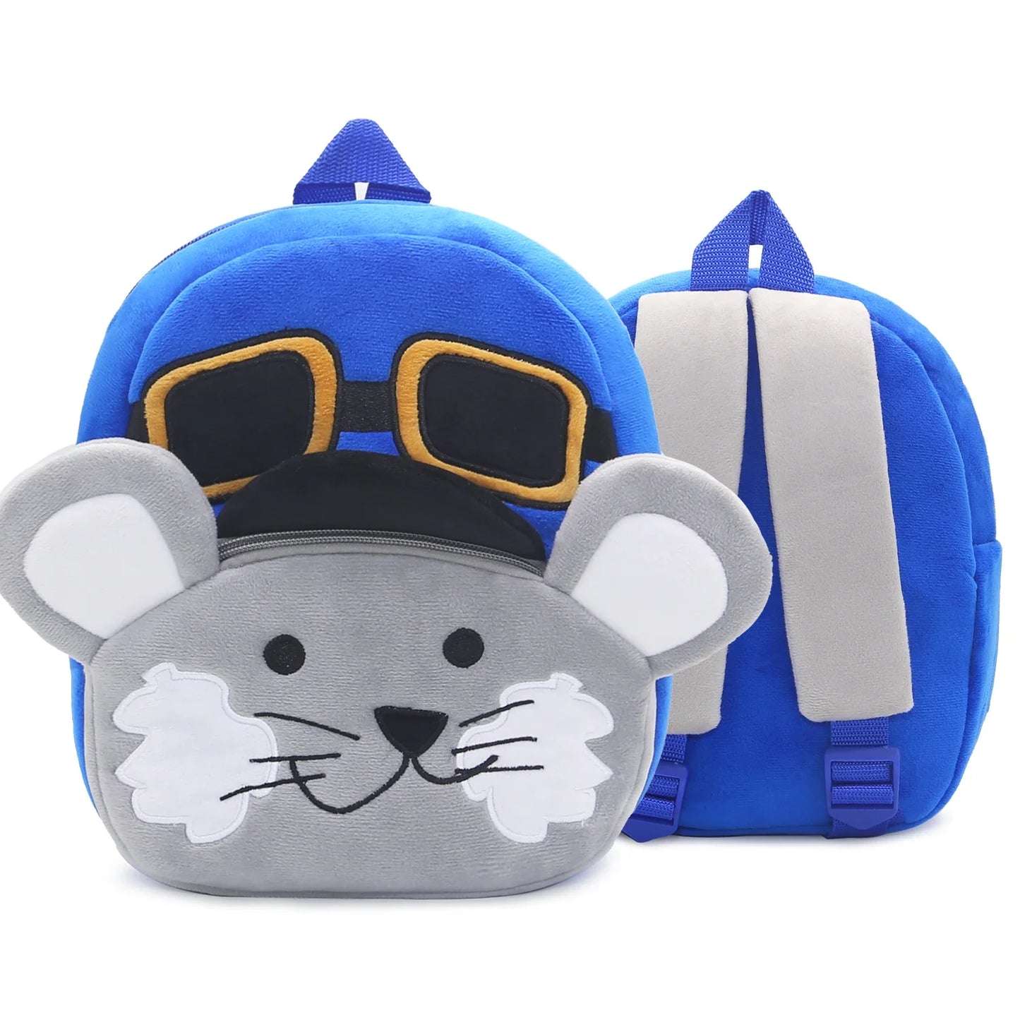 Plush Cartoon Animal Kids Backpack – Toddler & Preschool School Bag Ages 2–6