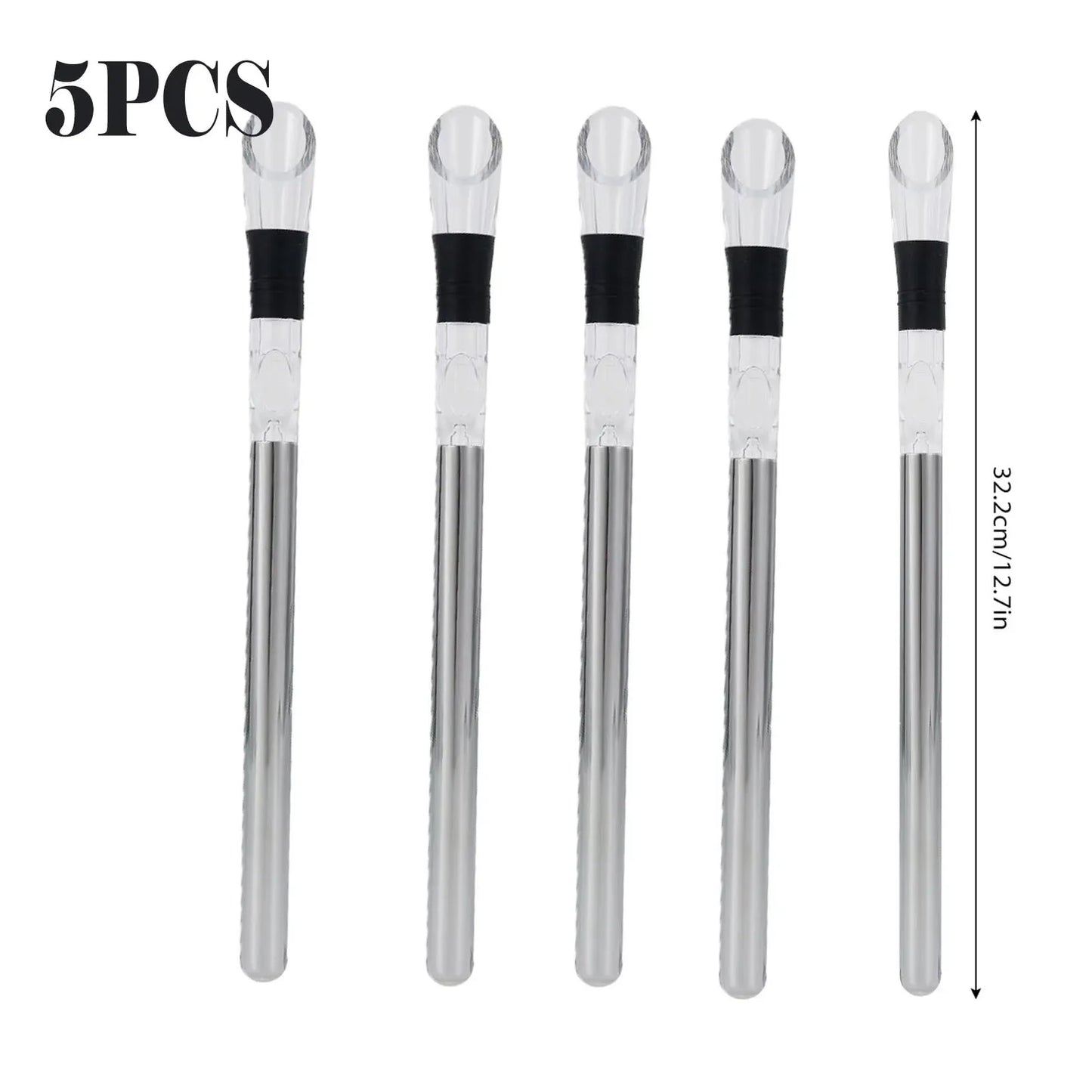3-in-1 Stainless Steel Wine Chiller Rod 12.7 in (32.2 cm) - Aerator, Pourer & Ice Stick for Wine & Beer