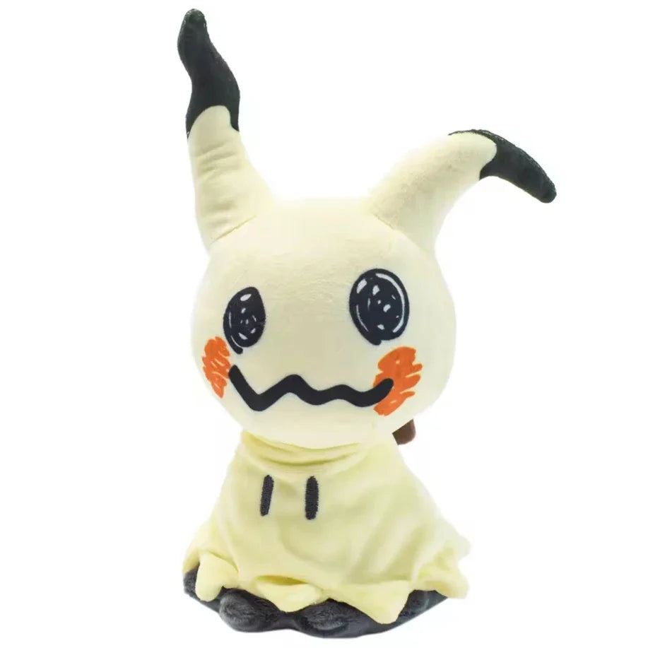Mimikyu Plush Toy - Soft Short-Plush Stuffed Animal Collectible Cute Cartoon Doll, Unisex Gift for Teens & Collectors