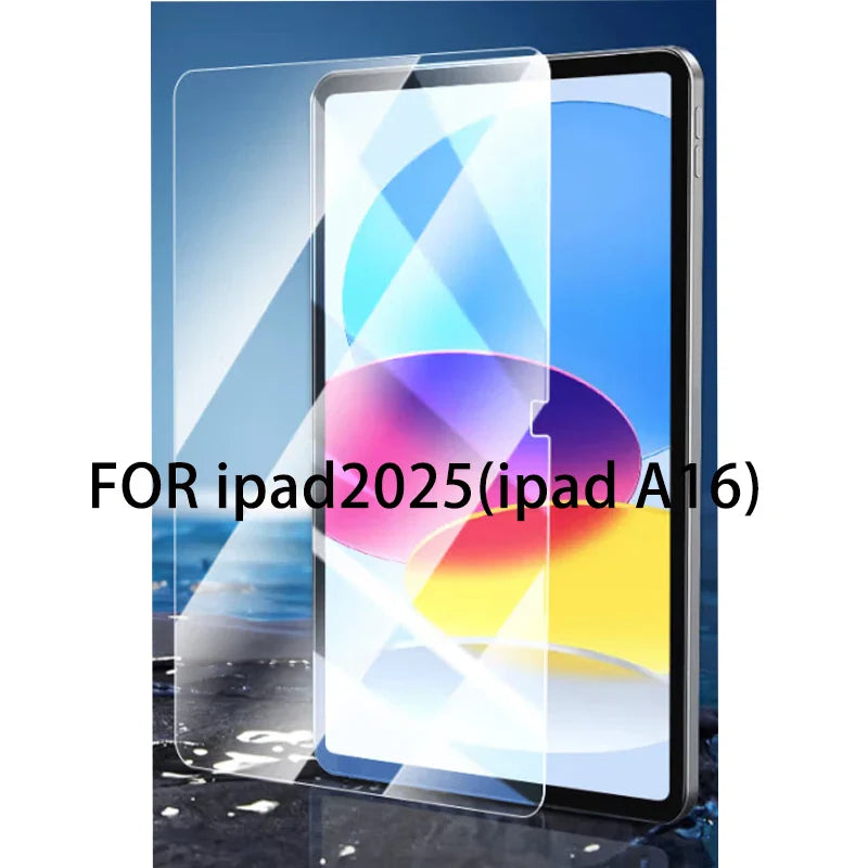 3-Pack Tempered Glass Screen Protector for iPad Air 11-inch (279 mm) HD Anti-Scratch