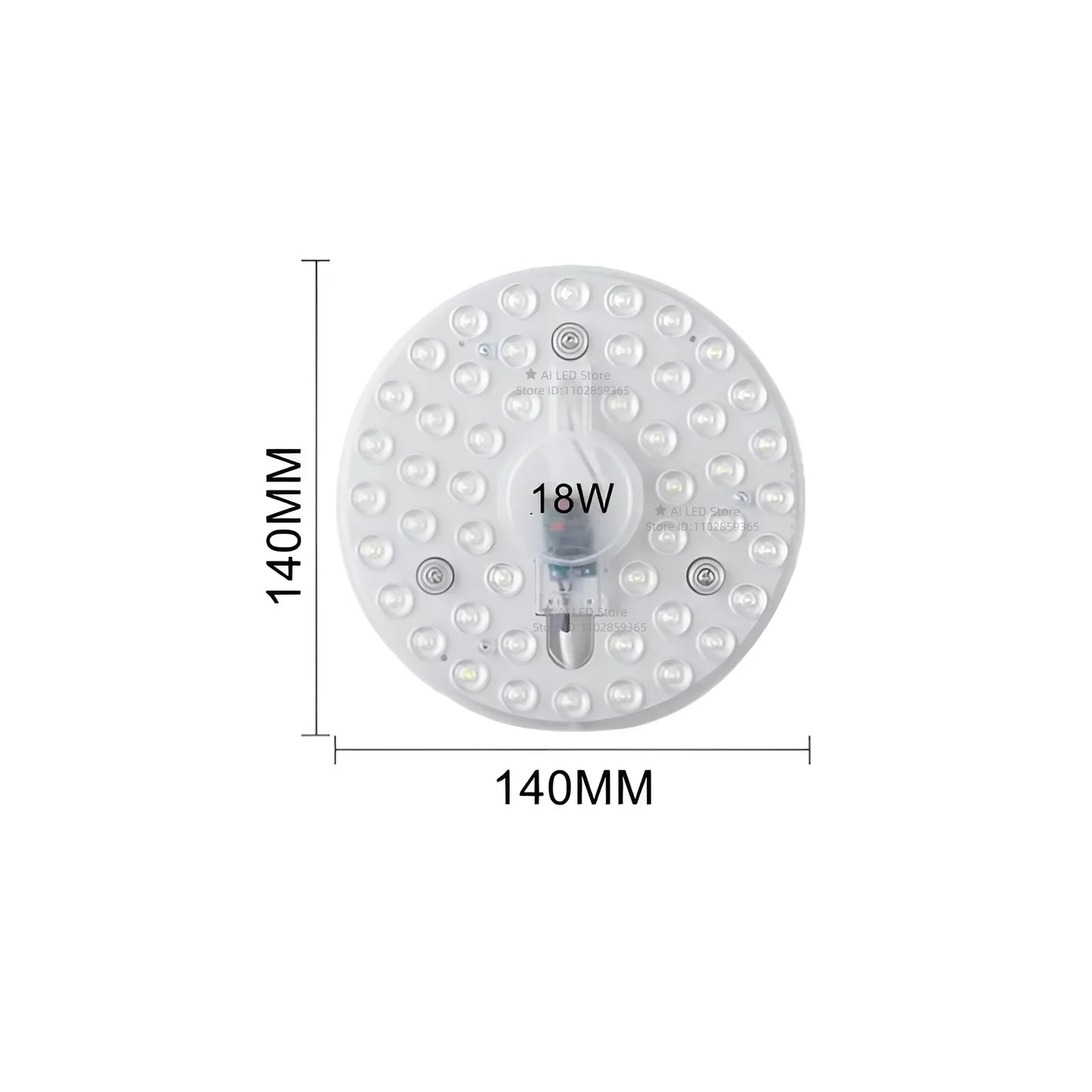 Round LED Panel Ceiling Light 12W–60W AC 220–240V Circular Flush Mount Lamp