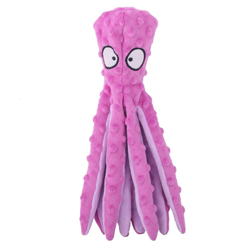 Plush Dinosaur Chew Toy for Dogs & Cats - Interactive Fleece Plush for Small Dogs