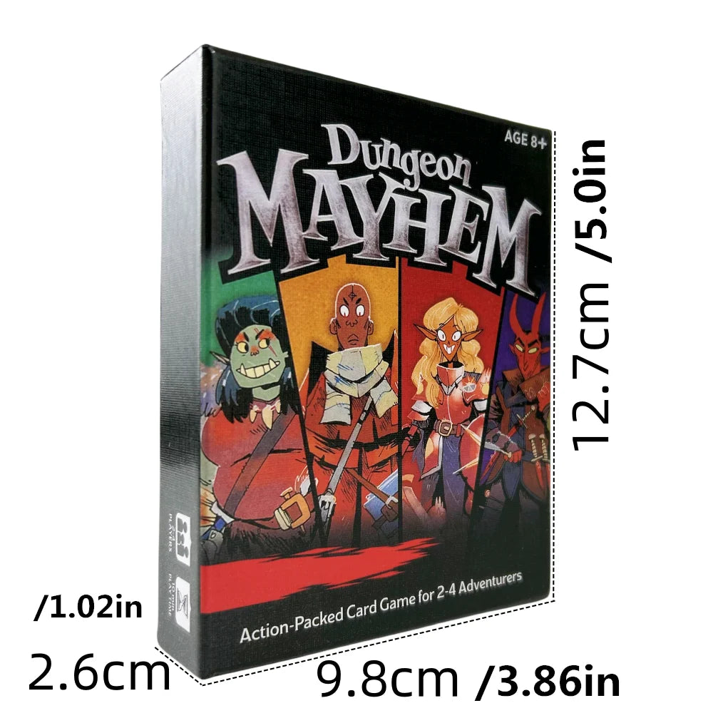 Monster Madness Board Game Card Pack English 1-Pack Kids Game Expansion Gift