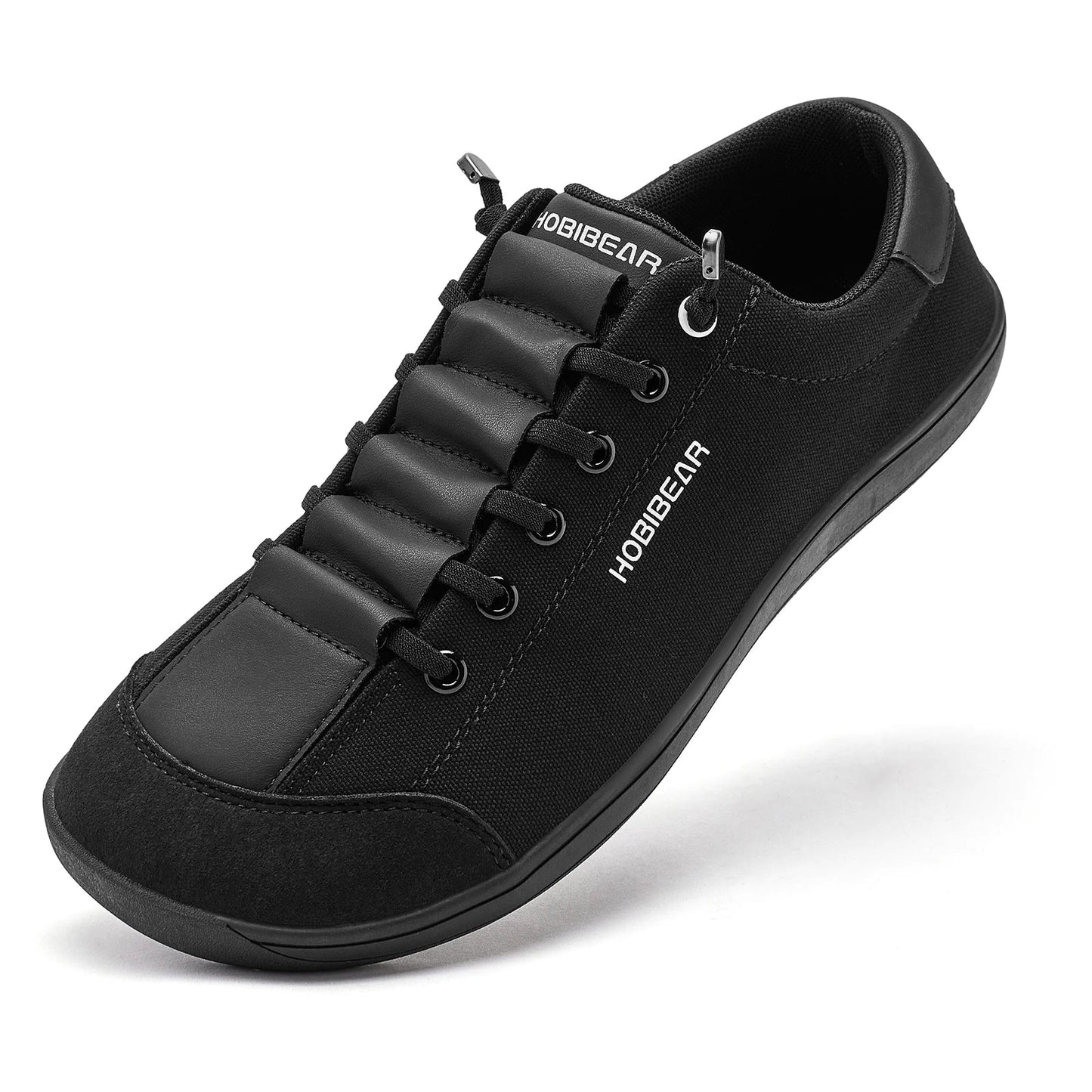 Wide Toe Barefoot Minimalist Sneakers – Unisex Lightweight Adjustable Slip-On Walking Shoes