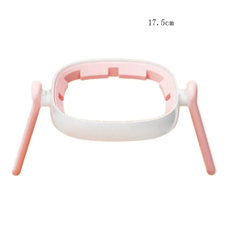Square Feeding Bottle Handle for Baby (6M+) – Lightweight PP Easy-Grip Square Bottle Accessory, Wide‑Mouth Compatible