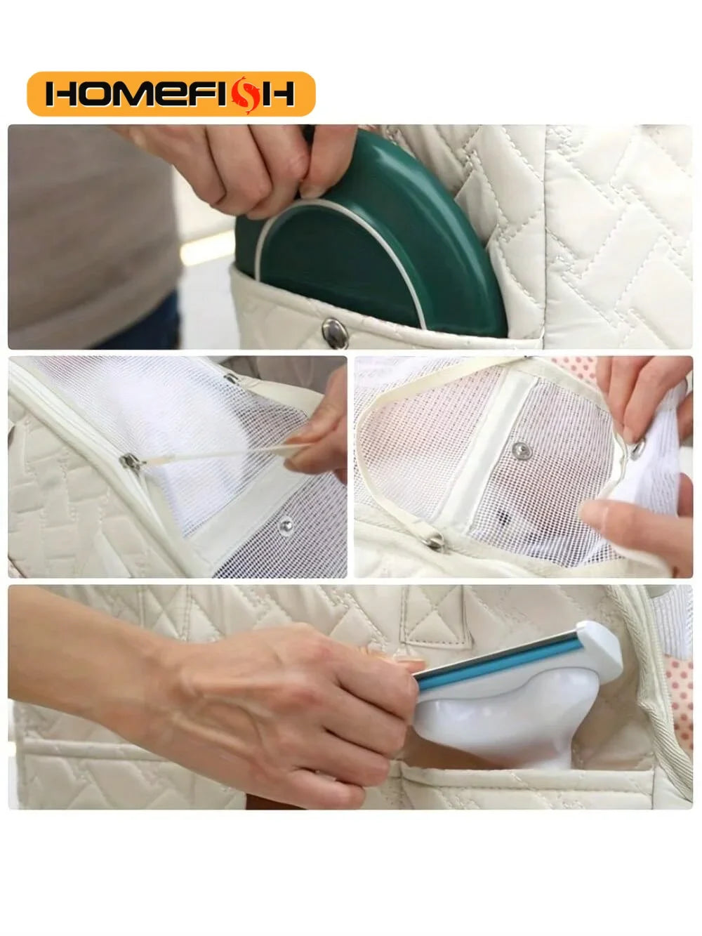 Breathable Canvas Pet Carrier Tote - Soft Sling for Small to Medium Dogs & Cats, Large Capacity Travel Bag