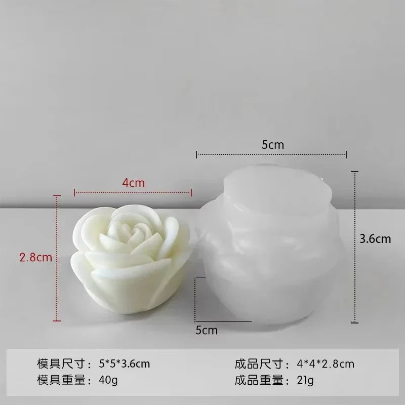 Flower Silicone Craft Mold for Resin, Soap & Candle Making - Flexible Non-Stick