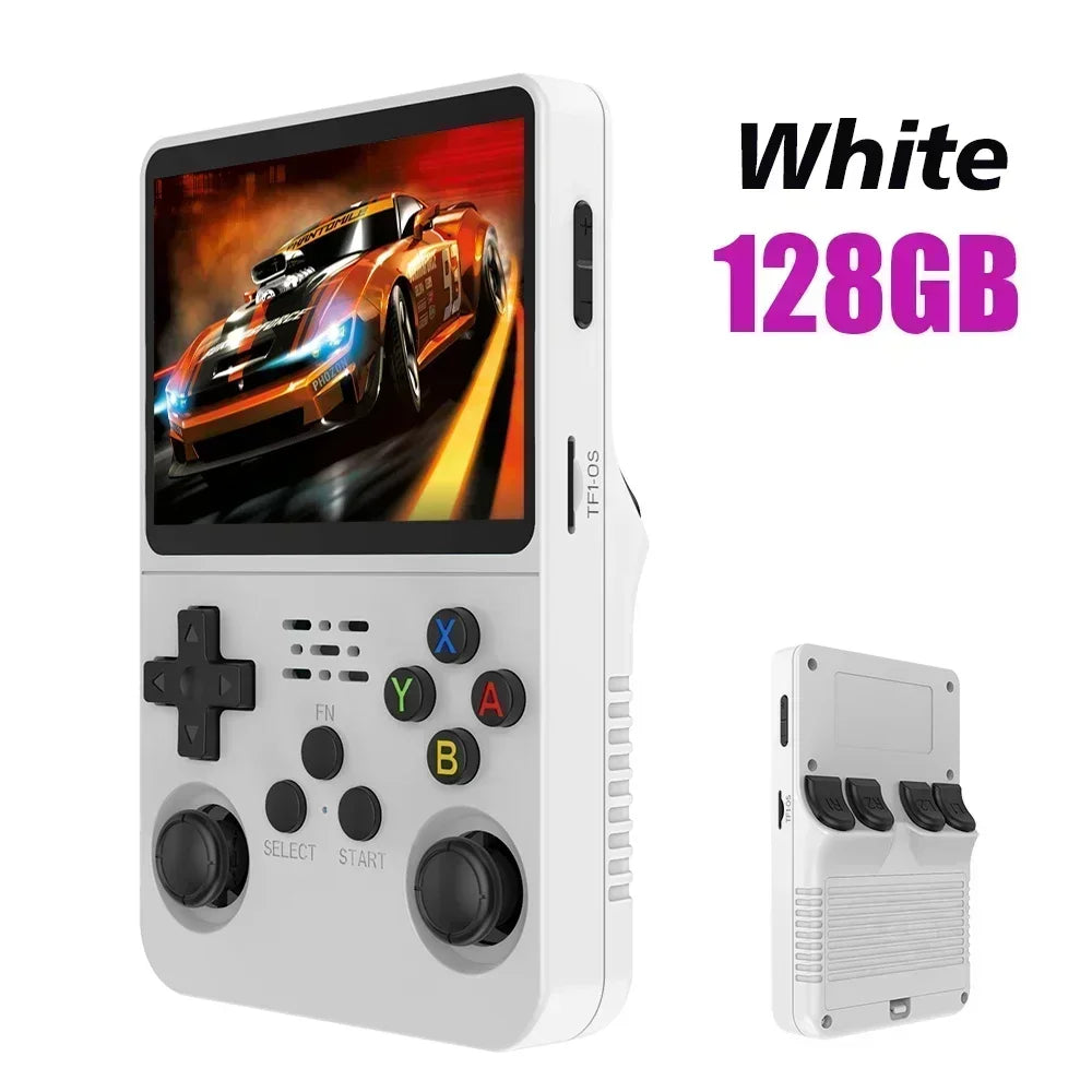 Retro Handheld Game Console 3.5-Inch (89 mm) IPS Screen Linux Pocket Player 64GB/128GB/256GB Expandable to 1TB
