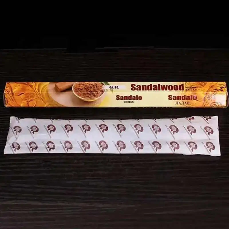 20-Pack Sandalwood & Agarwood Incense Sticks 23 cm (9.1 in) Long-Lasting Fragrance for Home, Bedroom, Bathroom, Meditation