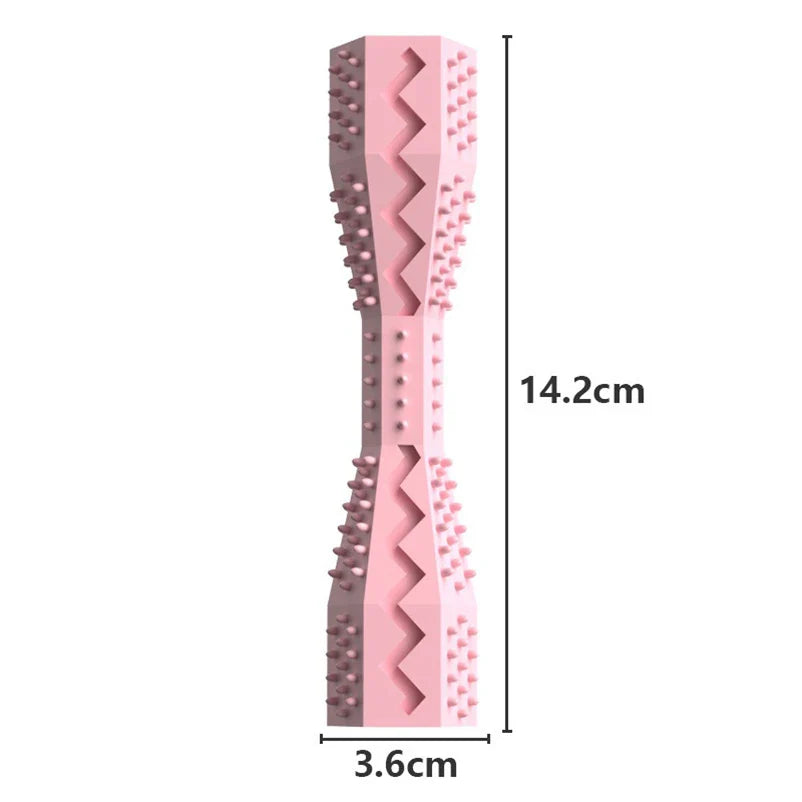 TPR Dog Chew Stick Bite-Resistant Treat-Dispensing Teeth Cleaning Toy