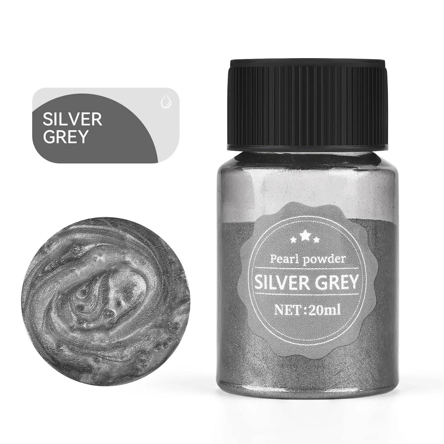 20ml (0.68 fl oz) Pearlescent Mica Powder - Pearl Pigment for Resin, Jewelry, Candles & Nail Art