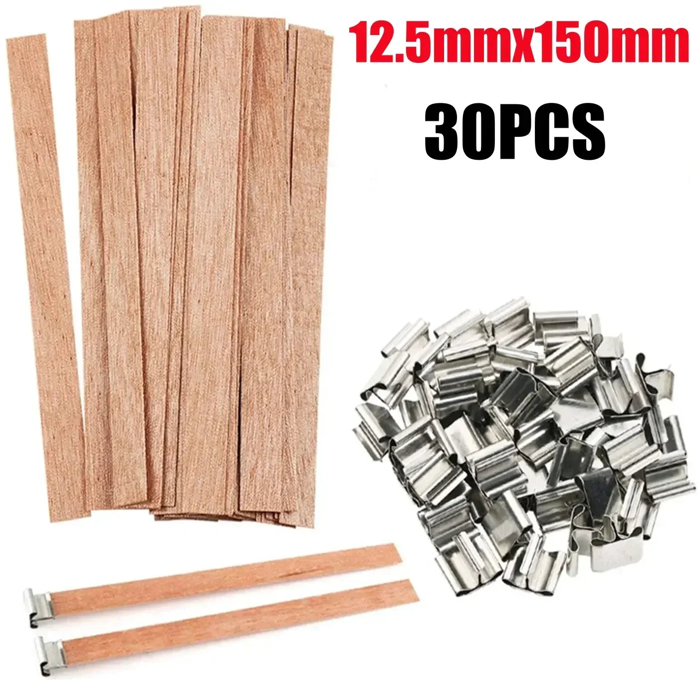 DIY Wooden Wick Candle Kit – Soy & Paraffin Wax Aromatherapy Candle Making Guide