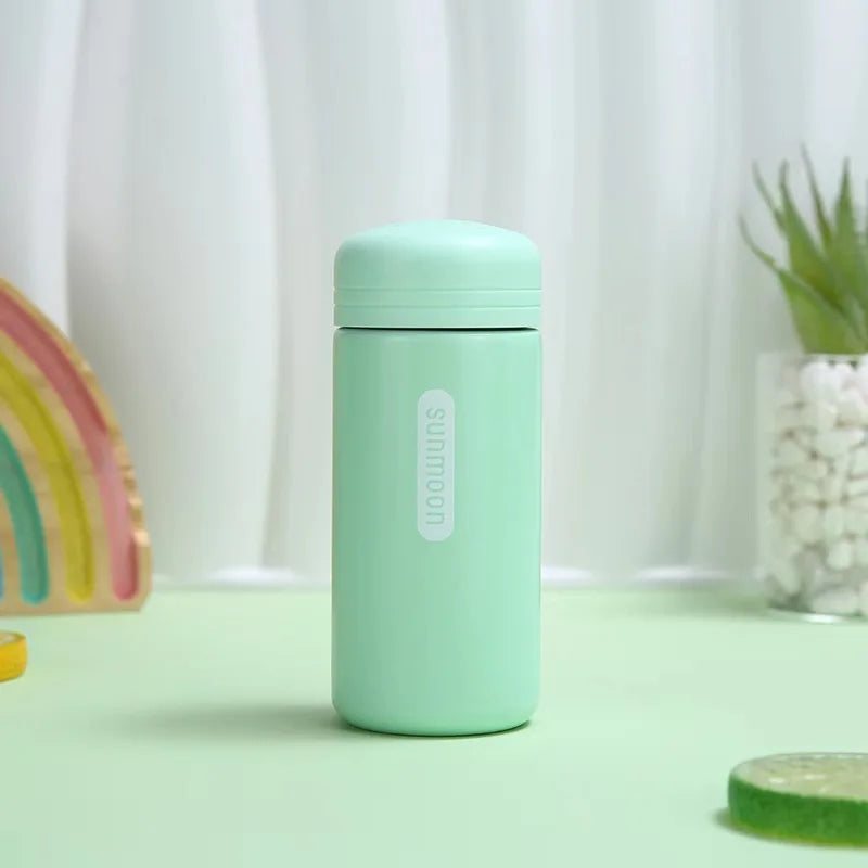 Mini Stainless Steel Vacuum Thermos 150ml (5oz) - Leak-Proof Portable Travel Bottle