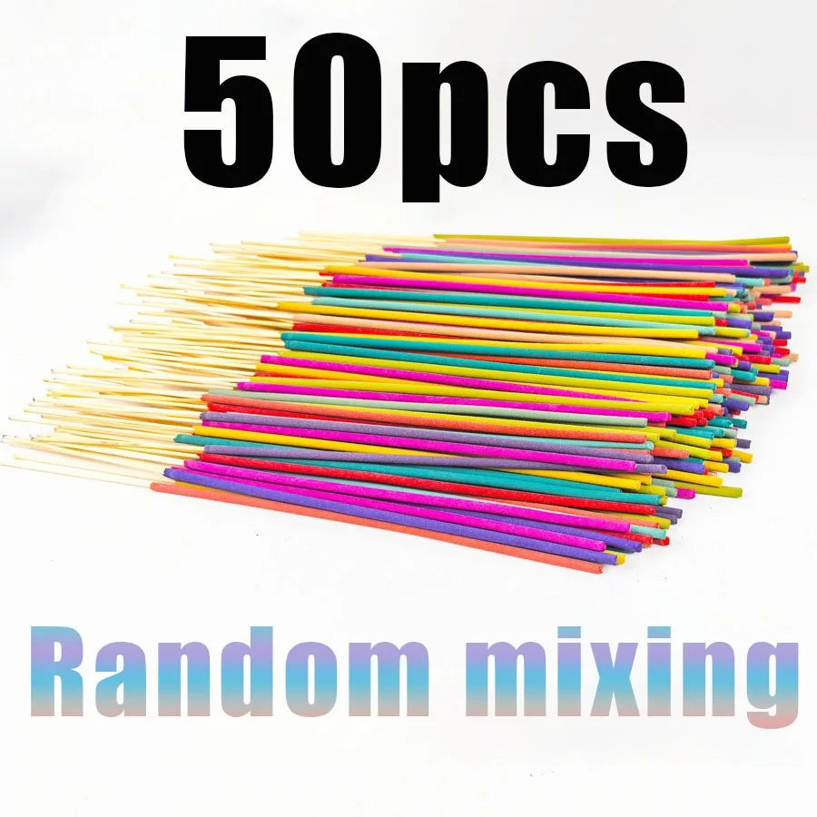 300-Pack Aromatherapy Incense Sticks Set 12 Natural Scents Lavender Jasmine Rose Sakura Ocean with Incense Holder for Yoga and Meditation