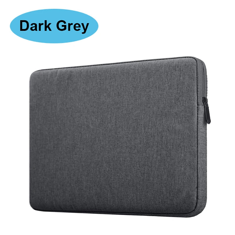 Waterproof Denim Laptop Sleeve – Shockproof Fleece Lining, Slim Carry Case for 11–15.6 in (28–40 cm) Laptops