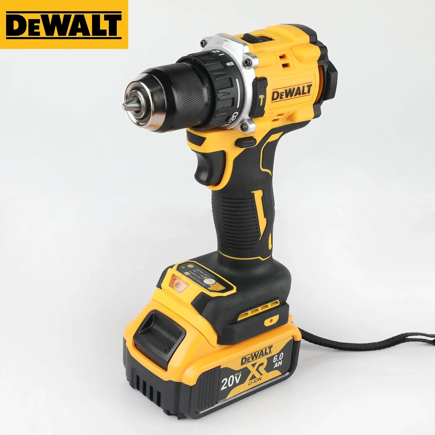 Brushless 20V Cordless Impact Drill Driver Multi-Function Electric Screwdriver Hand Drill