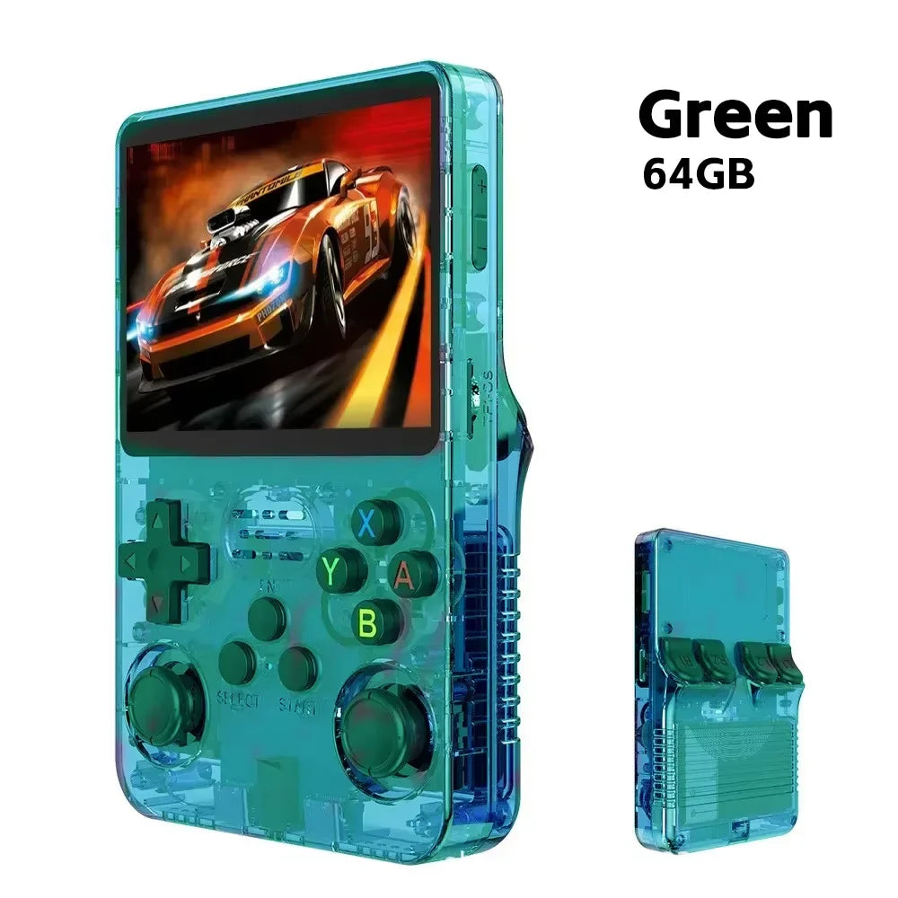 Retro Handheld Game Console 3.5-Inch IPS 640x480, 15,000+ Classic Games, 3200mAh Battery, Bluetooth Portable Pocket Player