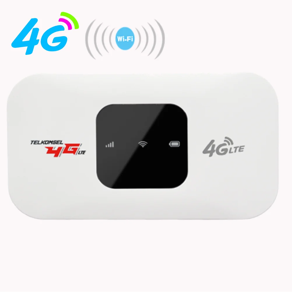 4G LTE Pocket Mobile WiFi Hotspot 150Mbps 2100mAh Portable SIM Slot Router for Travel & Car