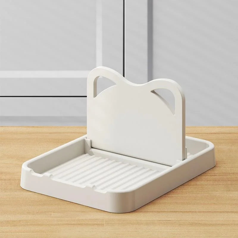 Multifunctional Pan Lid & Spoon Rest Rack - Pot Lid Holder Stand with Spatula and Spoon Storage