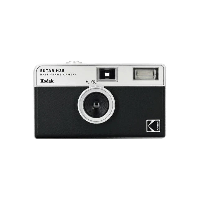 Half Frame 35mm Film Camera with Built-In Flash — Compact Pocket Film Camera, Film-Saving, Lightweight, 4 Colors