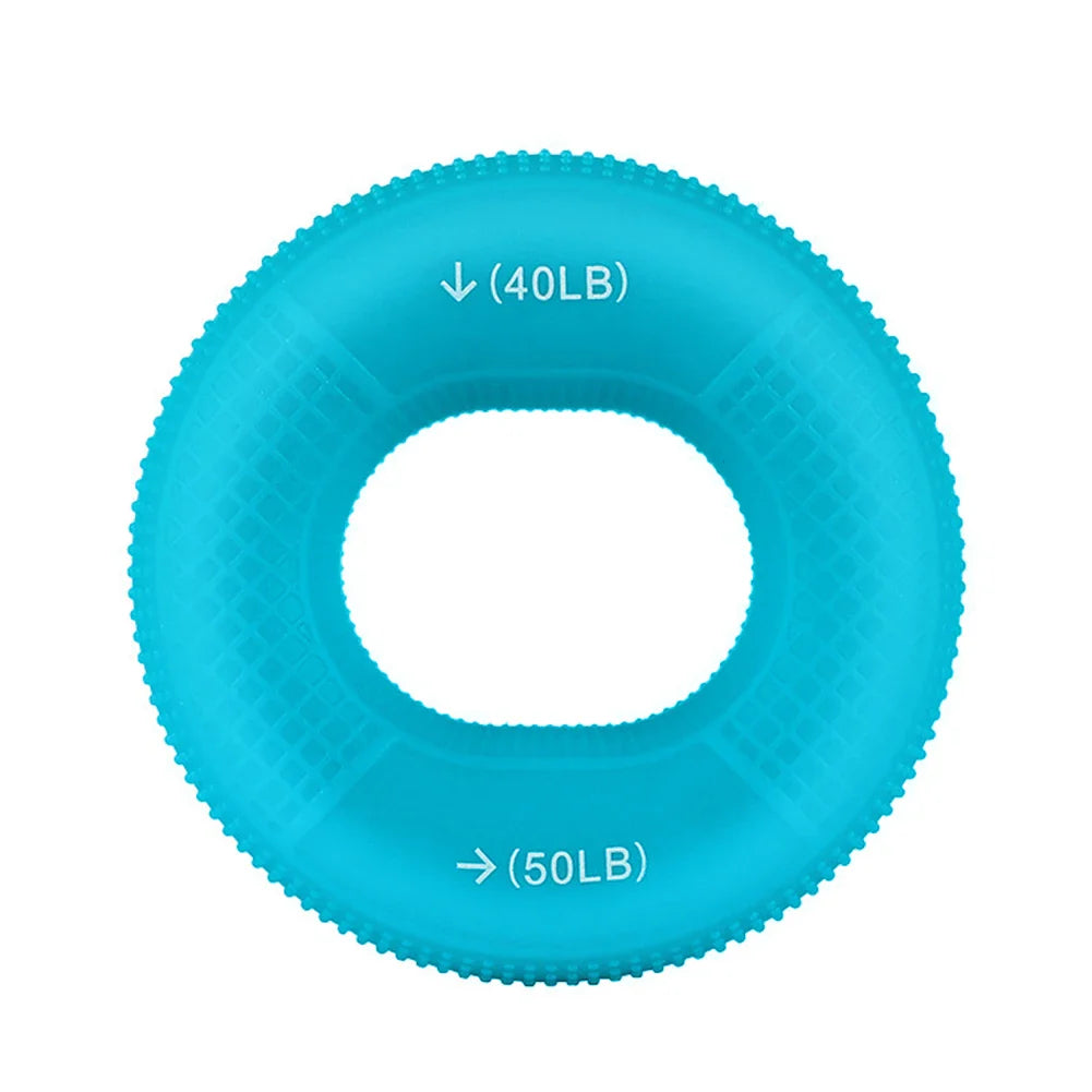 5-Finger Silicone Finger Strengthener Ring – Hand Grip & Finger Exerciser for Rehab, Guitar Practice, Stress Relief